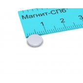 Неодимовый магнит 7х1,5 мм