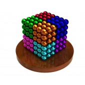 Куб из магнитных шариков 5мм, разноцветный 8 цветов