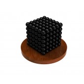 Куб из магнитных шариков 3 мм, чёрный