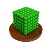 Куб из магнитных шариков 5 мм, неоновый