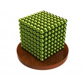 Куб из магнитных шариков 2,5 мм (оливковый), 512 элементов