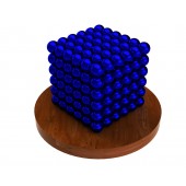 Куб из магнитных шариков 5 мм,синий